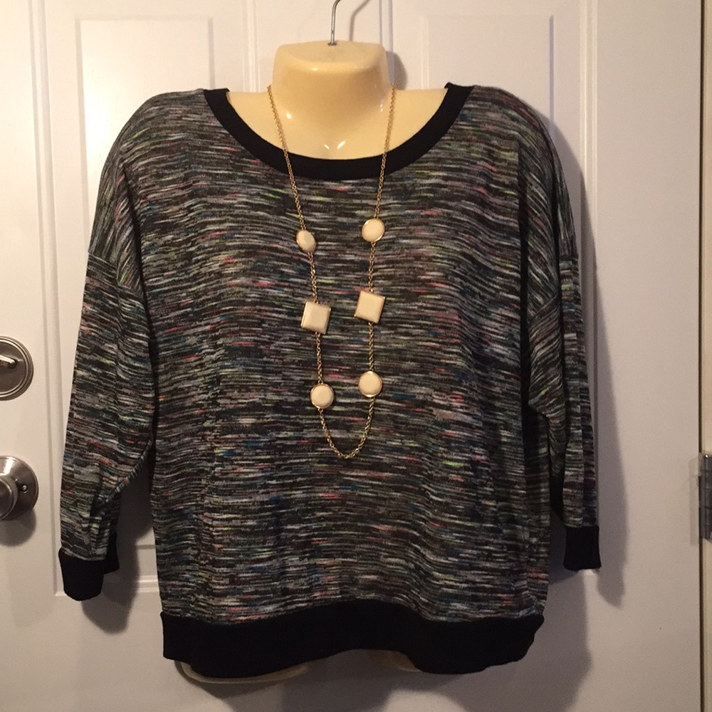 CATO MULTI COLOR SWEATER NEW w/o tag size XL